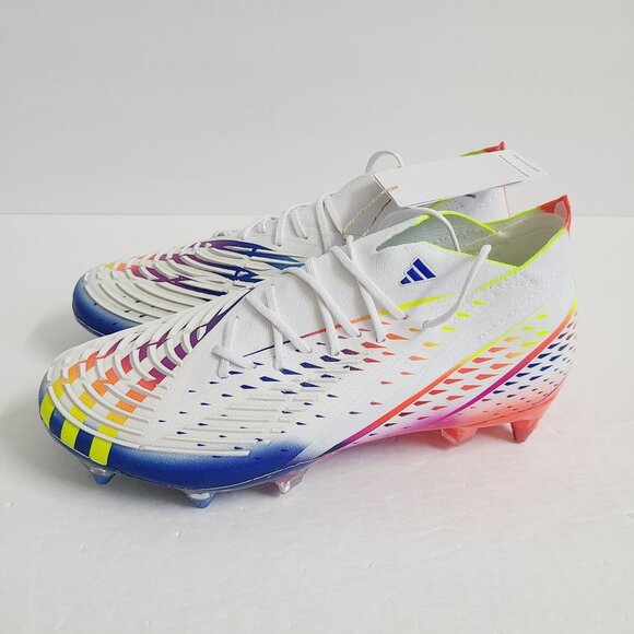 NEW Adidas Predator Edge.1 SG Soccer Cleats GW1021 Size 7.5 White